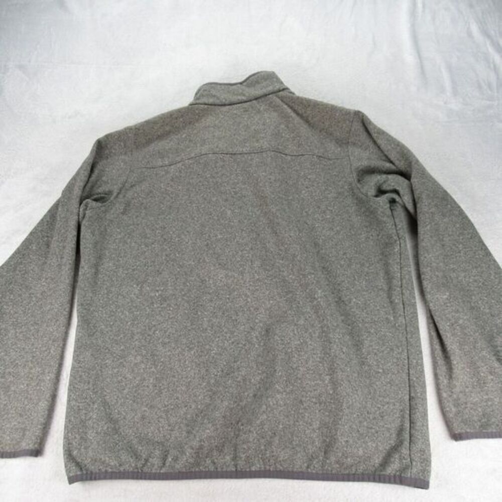 Columbia Sweater Mens Large Gray Zip Pocket 1/2 Zip Fleece Pullover Outdoor Golf - Picture 2 of 12